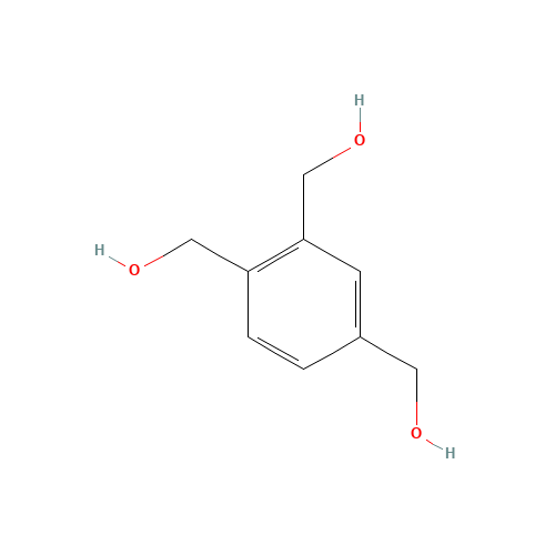 [3,4-bis(hydroxymethyl)phenyl]methanol (CAS: 25147-76-6) - Chemical Structure and Molecular Formula 