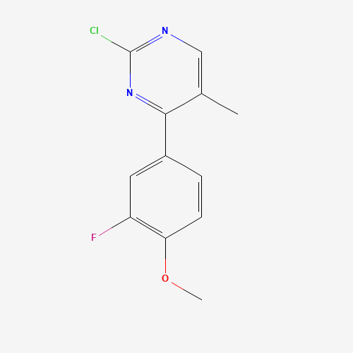 2-chloro-4-(3-fluoro-4-methoxyphenyl)-5-methylpyrimidine (CAS: 1375457-39-8) - Related Chemical Product