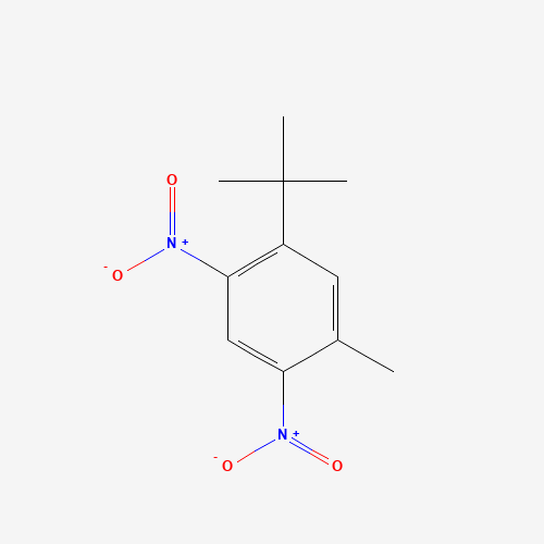 1-tert-butyl-5-methyl-2,4-dinitrobenzene (CAS: 99758-45-9) - Chemical Structure and Molecular Formula 