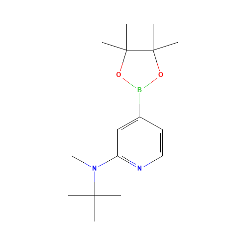 N-tert-butyl-N-methyl-4-(4,4,5,5-tetramethyl-1,3,2-dioxaborolan-2-yl)pyridin-2-amine (CAS: 1352757-01-7) - Related Chemical Product