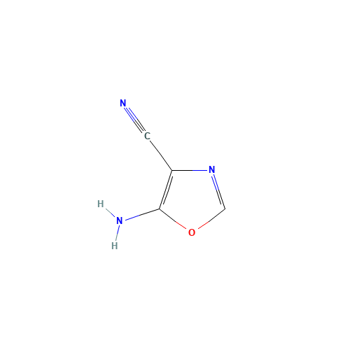 5-amino-1,3-oxazole-4-carbonitrile (CAS: 5098-15-7) - Chemical Structure and Molecular Formula 