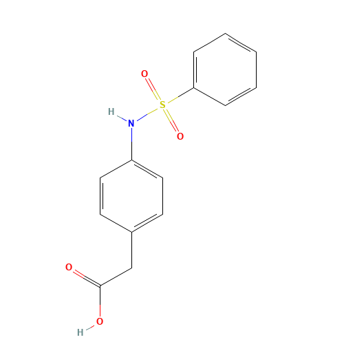 2-[4-(benzenesulfonamido)phenyl]acetic acid (CAS: 56205-90-4) - Related Chemical Product
