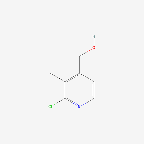 (2-chloro-3-methylpyridin-4-yl)methanol (CAS: 329794-45-8) - Chemical Structure and Molecular Formula 