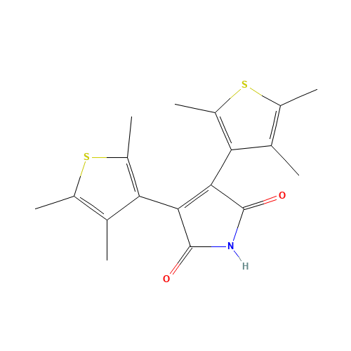 3,4-bis(2,4,5-trimethylthiophen-3-yl)pyrrole-2,5-dione (CAS: 220191-36-6) - Related Chemical Product