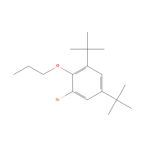1-bromo-3,5-ditert-butyl-2-propoxybenzene (CAS: 245435-08-9) - Related Chemical Product