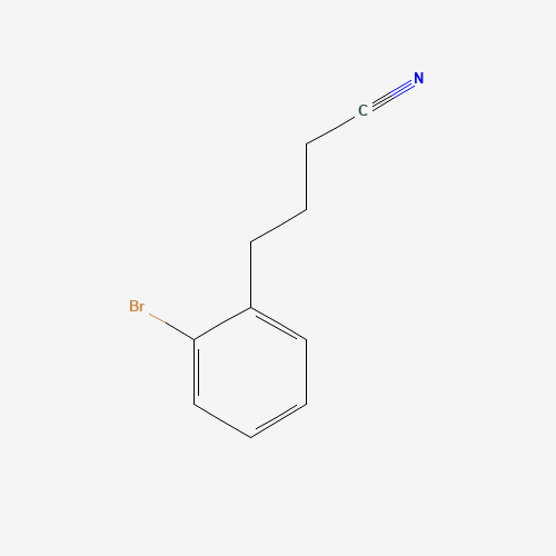4-(2-bromophenyl)butanenitrile (CAS: 178809-32-0) - Chemical Structure and Molecular Formula 