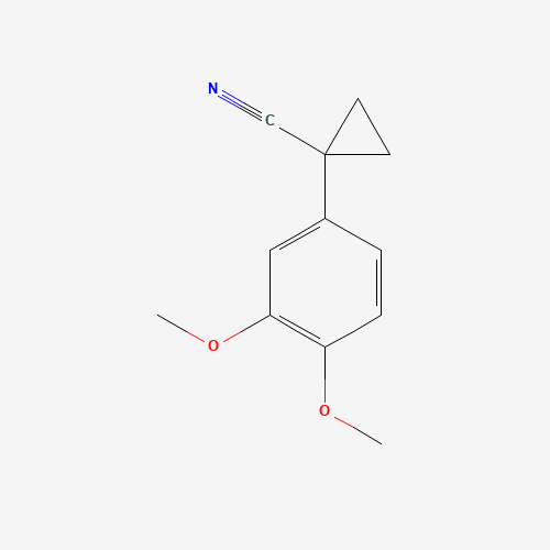 1-(3,4-dimethoxyphenyl)cyclopropane-1-carbonitrile (CAS: 20802-15-7) - Related Chemical Product