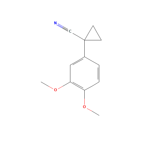 1-(3,4-dimethoxyphenyl)cyclopropane-1-carbonitrile (CAS: 20802-15-7) - Related Chemical Product