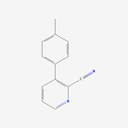 3-(4-methylphenyl)pyridine-2-carbonitrile (CAS: 143425-48-3) - Chemical Structure and Molecular Formula 