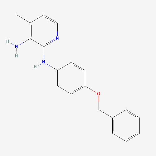4-methyl-2-N-(4-phenylmethoxyphenyl)pyridine-2,3-diamine (CAS: 1216097-77-6) - Related Chemical Product
