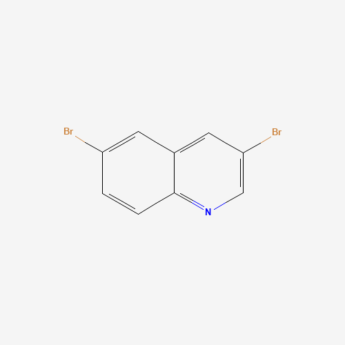 3,6-dibromoquinoline (CAS: 69268-39-9) - Chemical Structure and Molecular Formula 