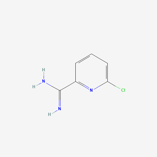 6-chloropyridine-2-carboximidamide (CAS: 1011231-34-7) - Chemical Structure and Molecular Formula 