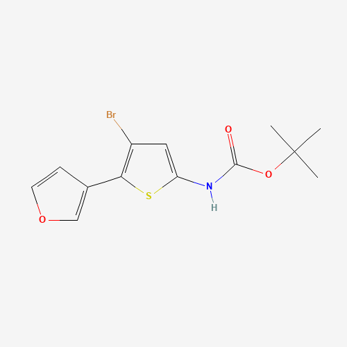 tert-butyl N-[4-bromo-5-(furan-3-yl)thiophen-2-yl]carbamate (CAS: 943322-59-6) - Related Chemical Product