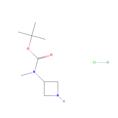 tert-butyl N-(azetidin-3-yl)-N-methylcarbamate;hydrochloride (CAS: 943060-59-1) - Chemical Structure and Molecular Formula 