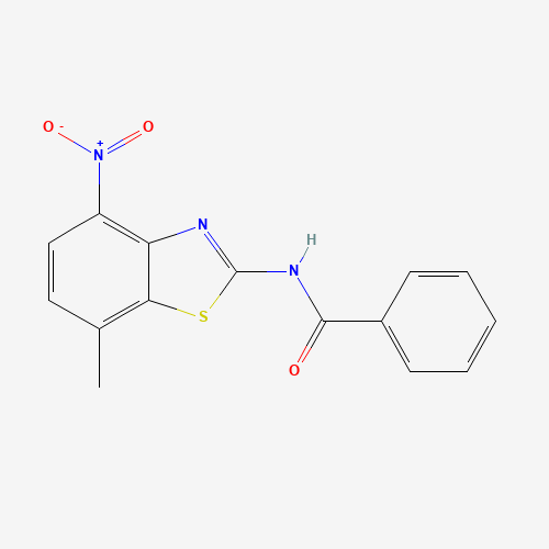 N-(7-methyl-4-nitro-1,3-benzothiazol-2-yl)benzamide (CAS: 722550-84-7) - Related Chemical Product