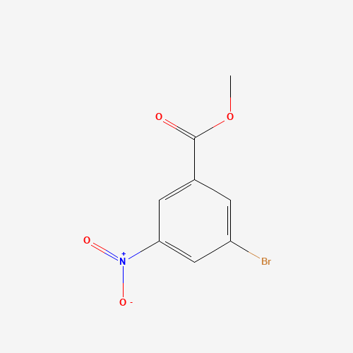 methyl 3-bromo-5-nitrobenzoate chemical structure methyl 3-bromo-5-nitrobenzoate (CAS: 6307-87-5) - Chemical Structure and Molecular Formula