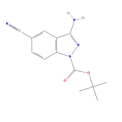 tert-butyl 3-amino-5-cyanoindazole-1-carboxylate (CAS: 871709-87-4) - Related Chemical Product
