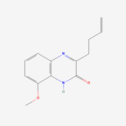 3-but-3-enyl-8-methoxy-1H-quinoxalin-2-one (CAS: 1369482-12-1) - Chemical Structure and Molecular Formula 
