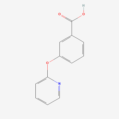 3-pyridin-2-yloxybenzoic acid (CAS: 51362-30-2) - Chemical Structure and Molecular Formula 