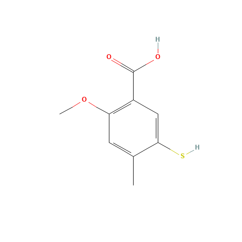 2-methoxy-4-methyl-5-sulfanylbenzoic acid (CAS: 439579-12-1) - Related Chemical Product