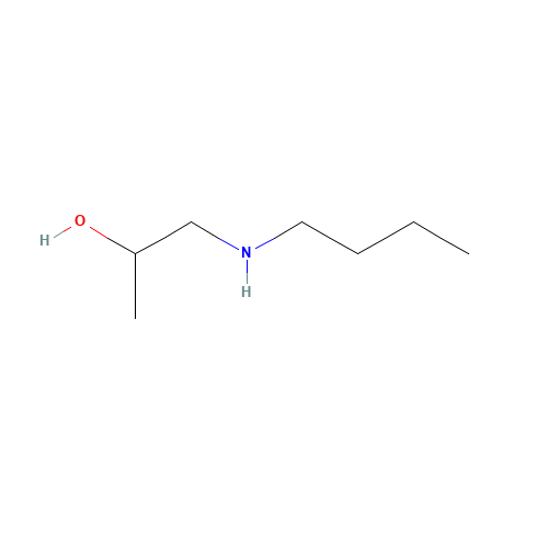 1-(butylamino)propan-2-ol (CAS: 25250-77-5) - Chemical Structure and Molecular Formula 