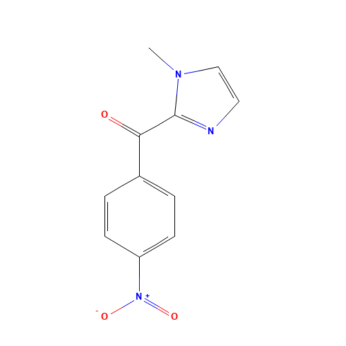 (1-methylimidazol-2-yl)-(4-nitrophenyl)methanone (CAS: 30148-20-0) - Chemical Structure and Molecular Formula 