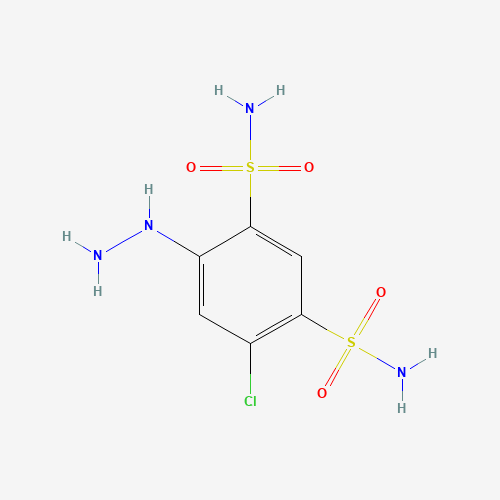 4-chloro-6-hydrazinylbenzene-1,3-disulfonamide (CAS: 643-25-4) - Related Chemical Product