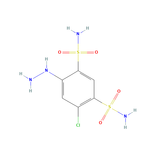 4-chloro-6-hydrazinylbenzene-1,3-disulfonamide (CAS: 643-25-4) - Related Chemical Product