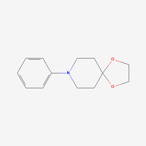 8-phenyl-1,4-dioxa-8-azaspiro[4.5]decane (CAS: 198649-62-6) - Chemical Structure and Molecular Formula 