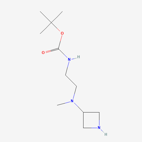 tert-butyl N-[2-[azetidin-3-yl(methyl)amino]ethyl]carbamate (CAS: 1193386-50-3) - Chemical Structure and Molecular Formula 