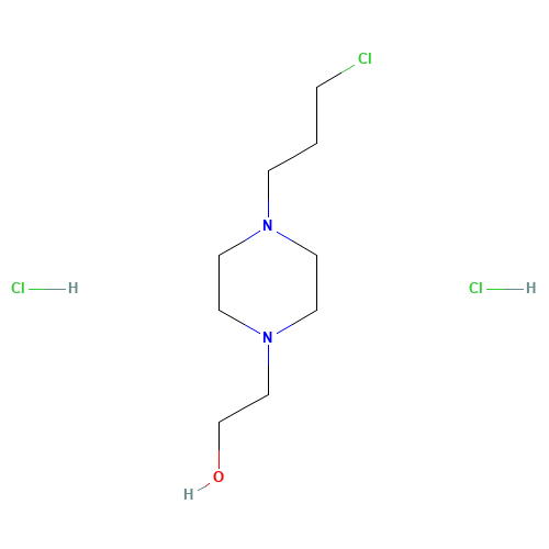 2-[4-(3-chloropropyl)piperazin-1-yl]ethanol;dihydrochloride (CAS: 3445-00-9) - Related Chemical Product