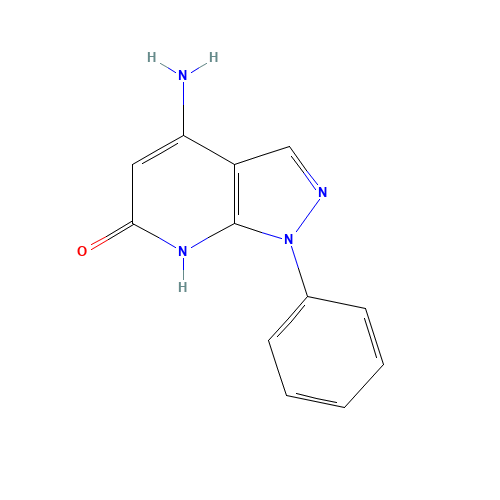 4-amino-1-phenyl-2H-pyrazolo[3,4-b]pyridin-6-one (CAS: 344792-03-6) - Related Chemical Product