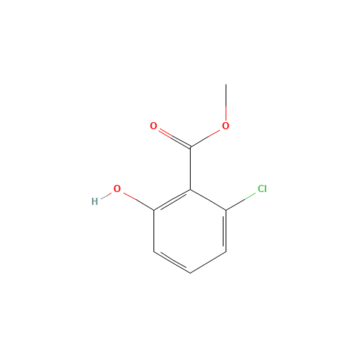 methyl 2-chloro-6-hydroxybenzoate (CAS: 176750-70-2) - Chemical Structure and Molecular Formula 