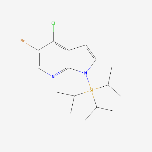 (5-bromo-4-chloropyrrolo[2,3-b]pyridin-1-yl)-tri(propan-2-yl)silane (CAS: 685513-96-6) - Related Chemical Product