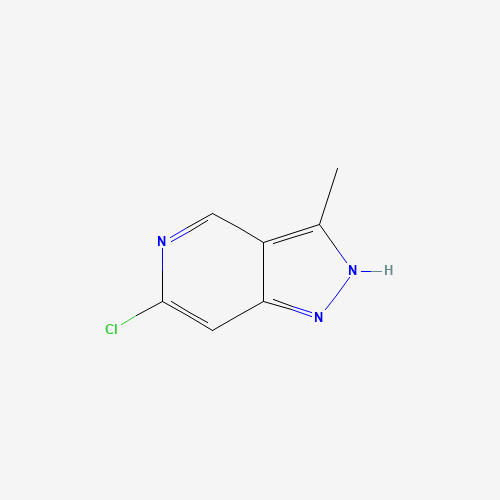 6-chloro-3-methyl-2H-pyrazolo[4,3-c]pyridine (CAS: 1092062-74-2) - Chemical Structure and Molecular Formula 