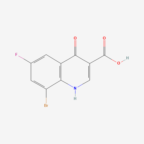 8-bromo-6-fluoro-4-oxo-1H-quinoline-3-carboxylic acid (CAS: 1019016-15-9) - Related Chemical Product