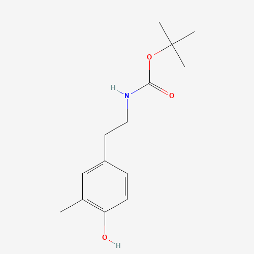 tert-butyl N-[2-(4-hydroxy-3-methylphenyl)ethyl]carbamate (CAS: 676498-62-7) - Related Chemical Product