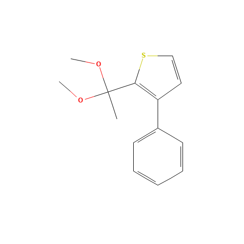2-(1,1-dimethoxyethyl)-3-phenylthiophene (CAS: 893442-04-1) - Related Chemical Product