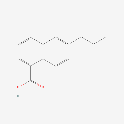6-propylnaphthalene-1-carboxylic acid (CAS: 1353942-06-9) - Chemical Structure and Molecular Formula 