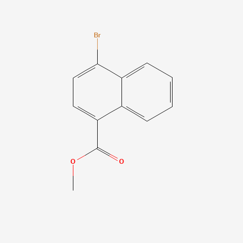 methyl 4-bromonaphthalene-1-carboxylate (CAS: 35615-97-5) - Chemical Structure and Molecular Formula 