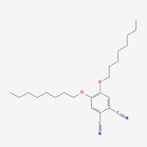 4,5-dioctoxybenzene-1,2-dicarbonitrile (CAS: 118132-11-9) - Chemical Structure and Molecular Formula 