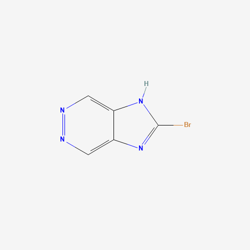 2-bromo-1H-imidazo[4,5-d]pyridazine (CAS: 1105059-07-1) - Chemical Structure and Molecular Formula 