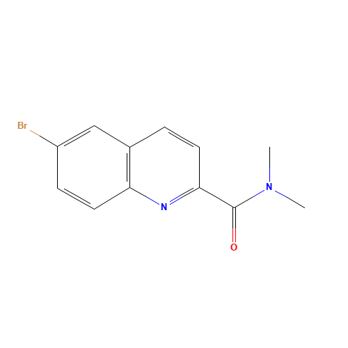 6-bromo-N,N-dimethylquinoline-2-carboxamide (CAS: 1199806-00-2) - Related Chemical Product