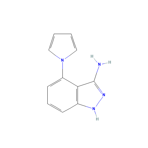 4-pyrrol-1-yl-1H-indazol-3-amine (CAS: 404827-79-8) - Related Chemical Product