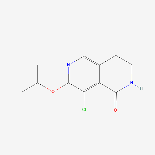 8-chloro-7-propan-2-yloxy-3,4-dihydro-2H-2,6-naphthyridin-1-one (CAS: 1616290-08-4) - Chemical Structure and Molecular Formula 