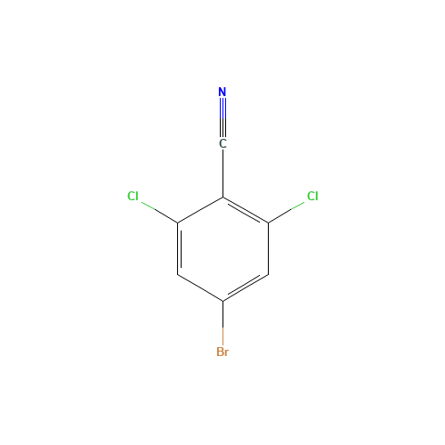 4-bromo-2,6-dichlorobenzonitrile (CAS: 99835-27-5) - Chemical Structure and Molecular Formula 