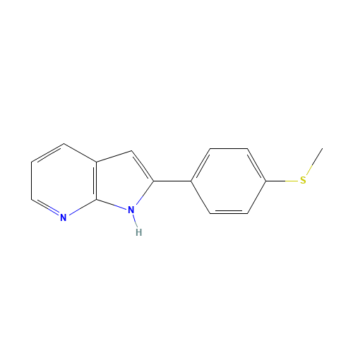 2-(4-methylsulfanylphenyl)-1H-pyrrolo[2,3-b]pyridine (CAS: 1346526-07-5) - Related Chemical Product