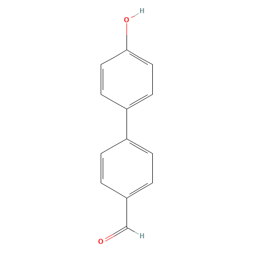 4-(4-hydroxyphenyl)benzaldehyde (CAS: 100980-82-3) - Chemical Structure and Molecular Formula 