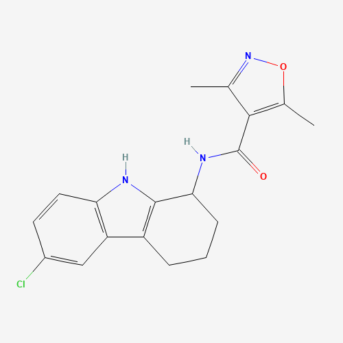 N-(6-chloro-2,3,4,9-tetrahydro-1H-carbazol-1-yl)-3,5-dimethyl-1,2-oxazole-4-carboxamide (CAS: 913961-50-9) - Related Chemical Product