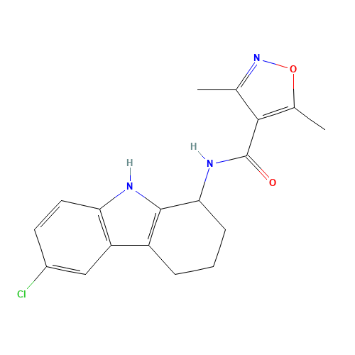 N-(6-chloro-2,3,4,9-tetrahydro-1H-carbazol-1-yl)-3,5-dimethyl-1,2-oxazole-4-carboxamide (CAS: 913961-50-9) - Related Chemical Product